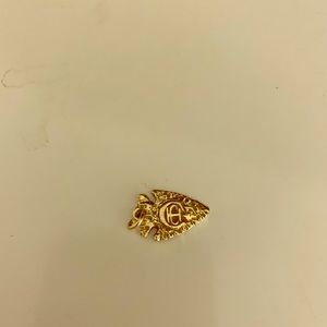Gold Arrowhead Charm